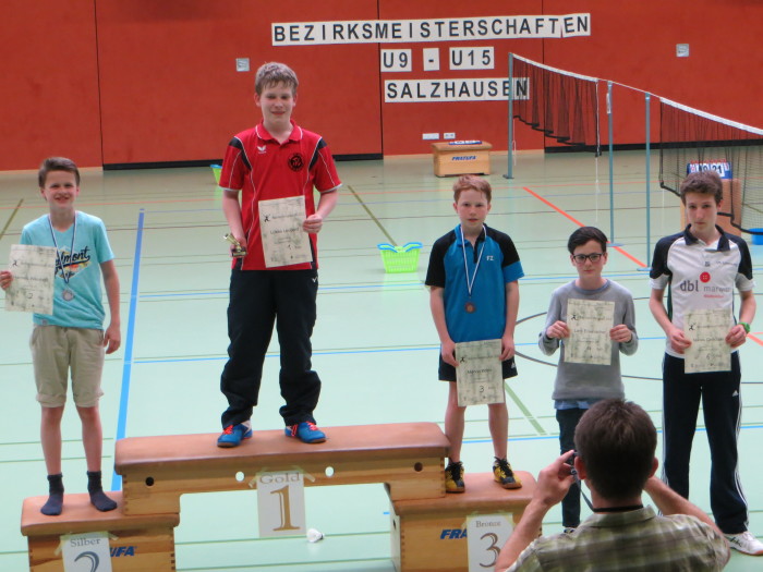 JE U15: 2.Platz: Hannes Weinholz, 3. Platz: Marvin Koch