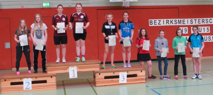 MD U15: 5. Platz: Helene Hilbertz/Jette Schwalm (VfL Lüneburg)