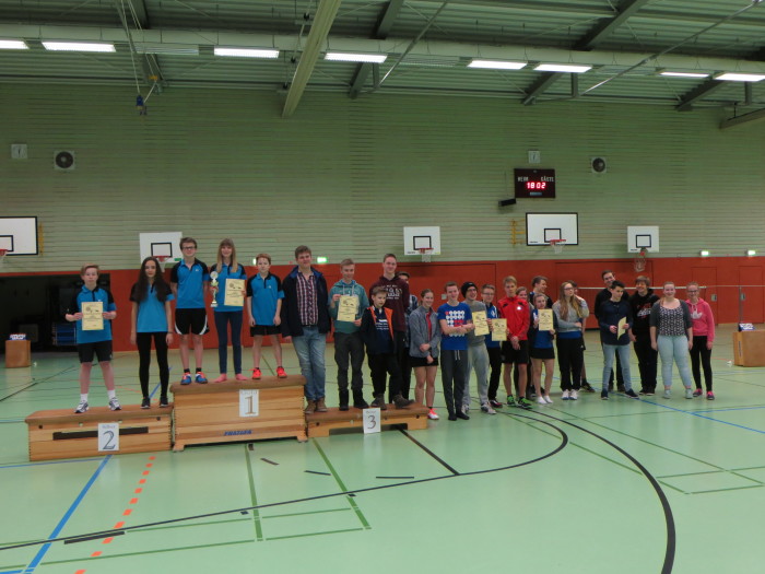 Siegerehrung U19 Kreisliga: 1. SG B/A J2, 2. SG B/A J1