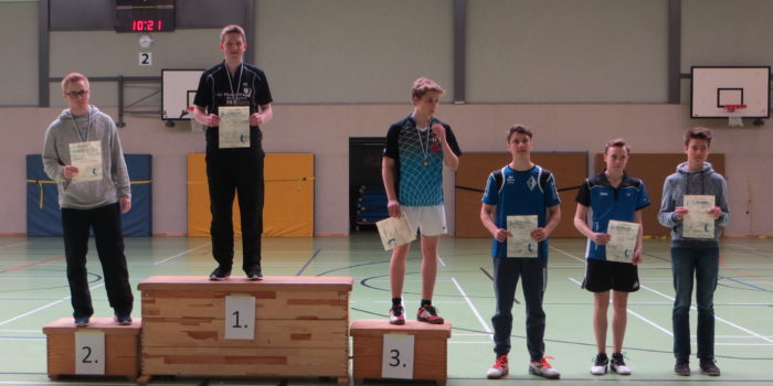 HE U19: 2. Platz: Enrico Jakobi, 6. Platz: Moritz Koch